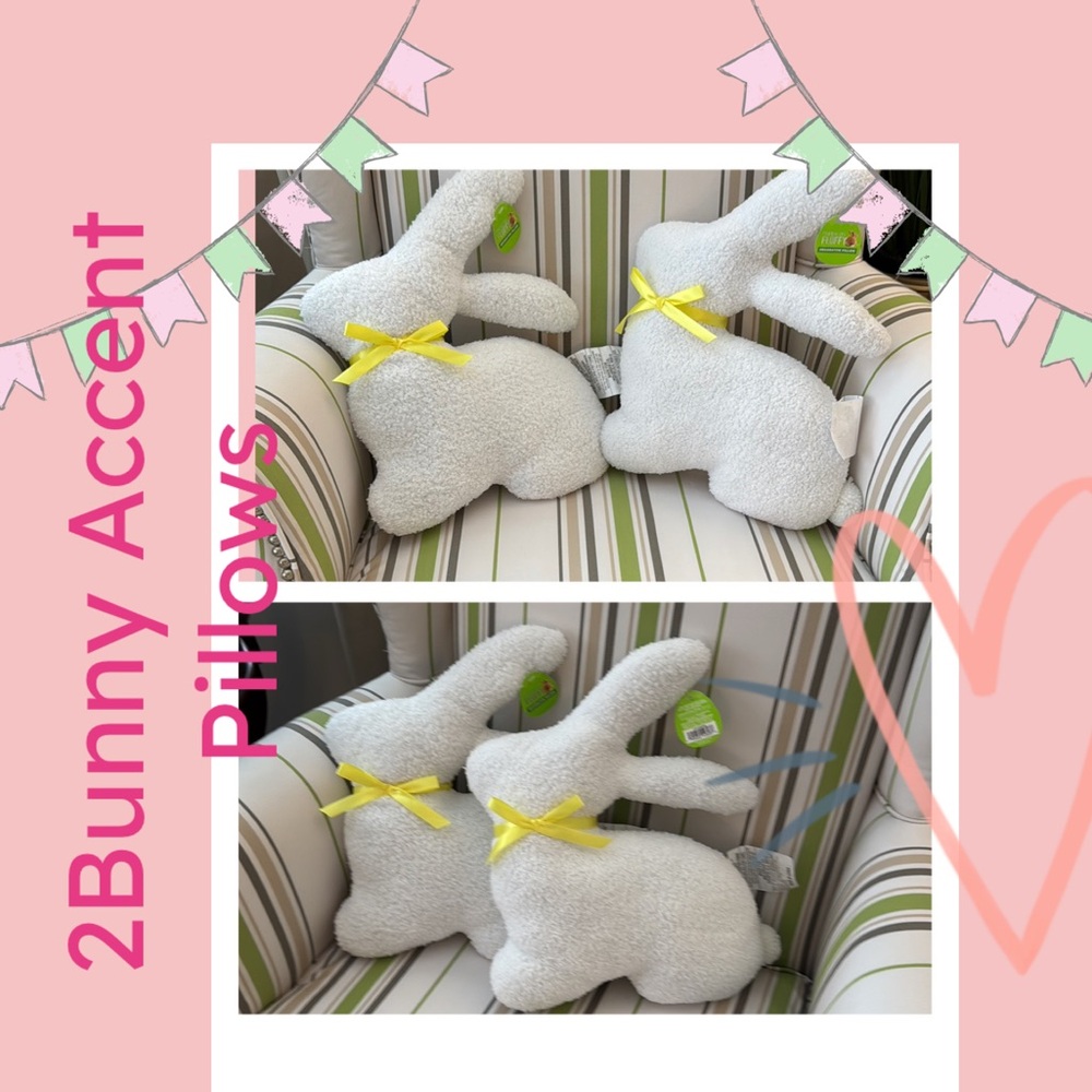 White Bunny Plush with Yellow Bow